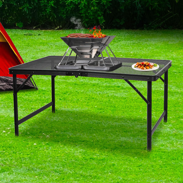 Levede Grill Table Bbq Large Camping Tables
