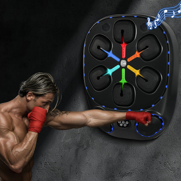 Centra Smart Music Boxing Machine Wall Mounted Black Strike Pads & Mitts