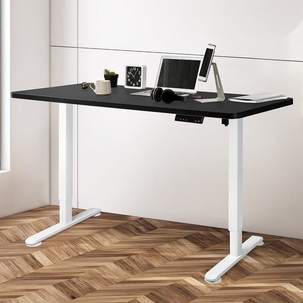 Levede Motorised Standing Desk Height 120Cm Black 800X 1.5Mm Standing Desks