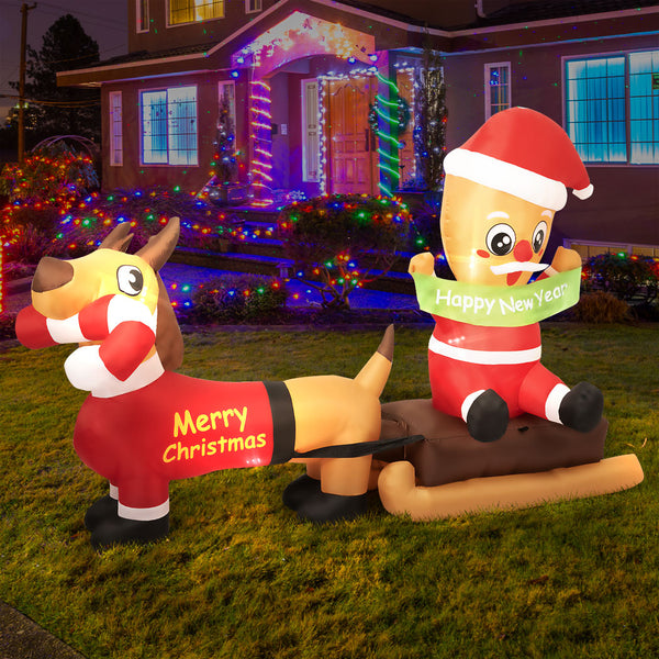Santaco Christmas Inflatable 2.1M Xmas Seasonal Decorations