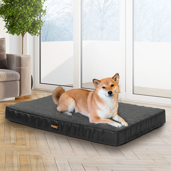 Pawz Orthopaedic Dog Bed Grey Xl (100X70x9cm) Pet Beds