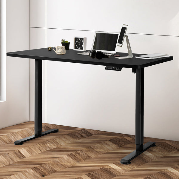Levede Motorised Standing Desk Height 120Cm Black 800X 1.5Mm Standing Desks