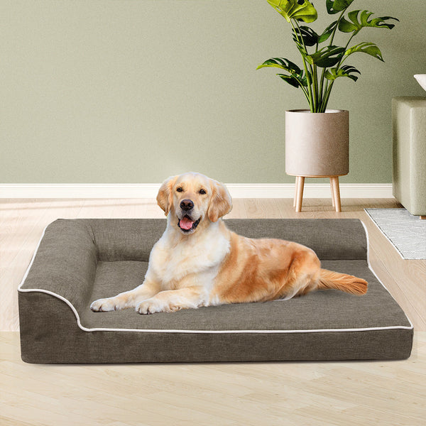 Pawz Orthopedic Dog Bed Xl Coffee Cozy Supportive Comfort For Medium To Large Dogs Pet Beds