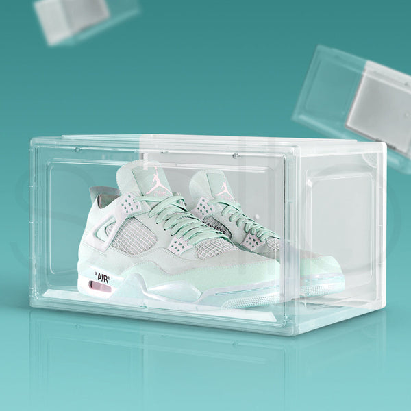 Stacked Shoe Box Acrylic Sneaker Display 1Pc Clear Shoe Organisers