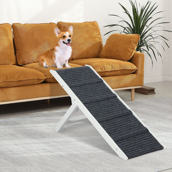 Pawz Dog Ramp Height Stair White Easy Access For Pets With And Safe Design Pet Transport