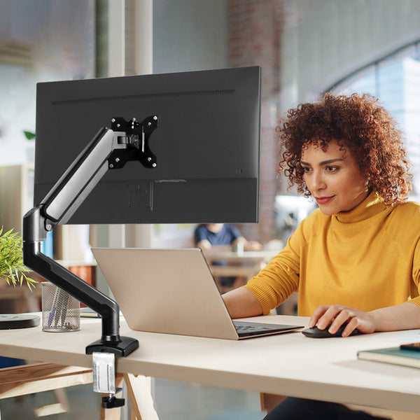 Traderight Monitor Mount Single Arm Stand For 1332 Inch Displays Monitor Mounts & Stands