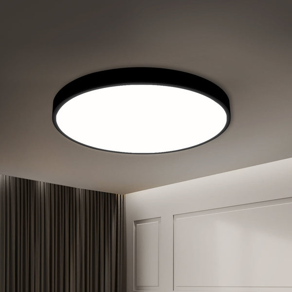 Emitto Ultra Thin 5Cm Led Ceiling Down 18W Black Down Lights