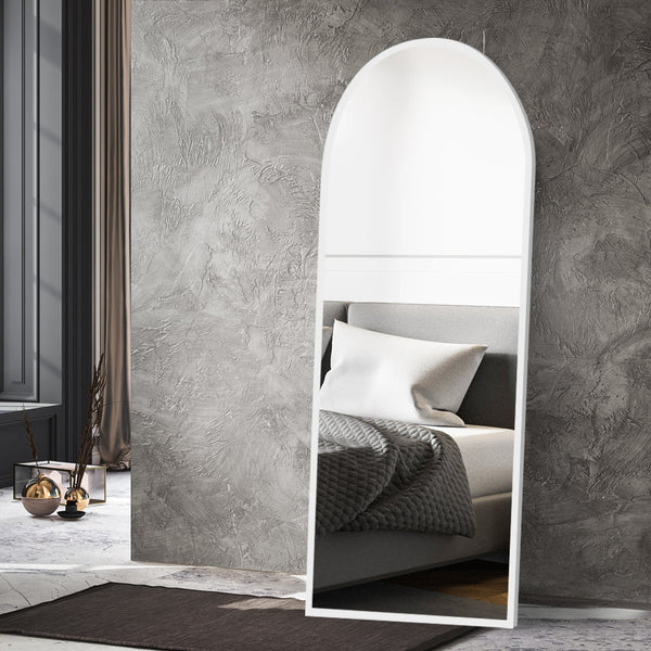 Yezi Floor Mirror Full Length 1.8M White Mirrors