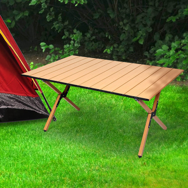 Levede Folding Camping Table Portable Oak Camping Tables