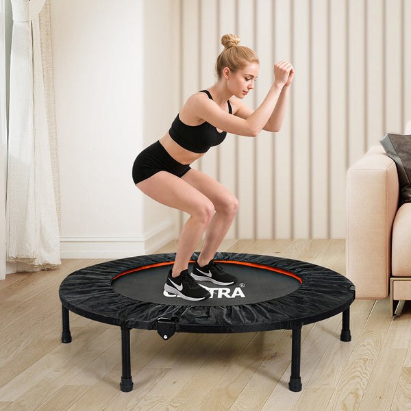 Centra 40 Inch Mini Trampoline Round Exercise Rebounder Fitness Trampolines