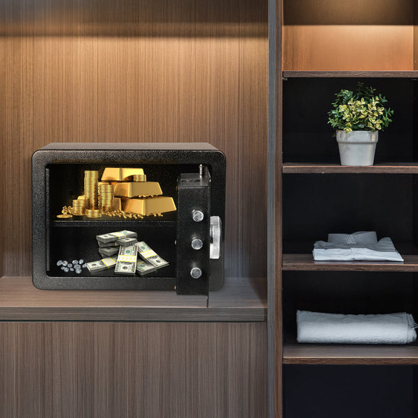 13.8L Digital Security Safe Box Fingerprint Key Lock Safes