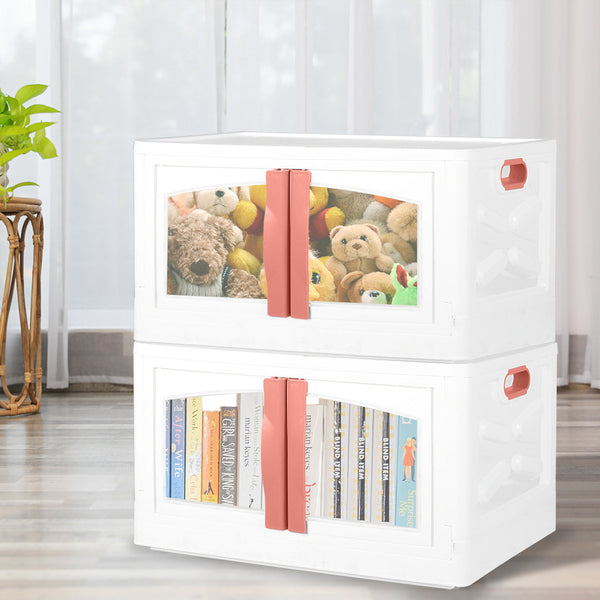 Plastic Storage Containers Stackable Red Storage Bins & Baskets