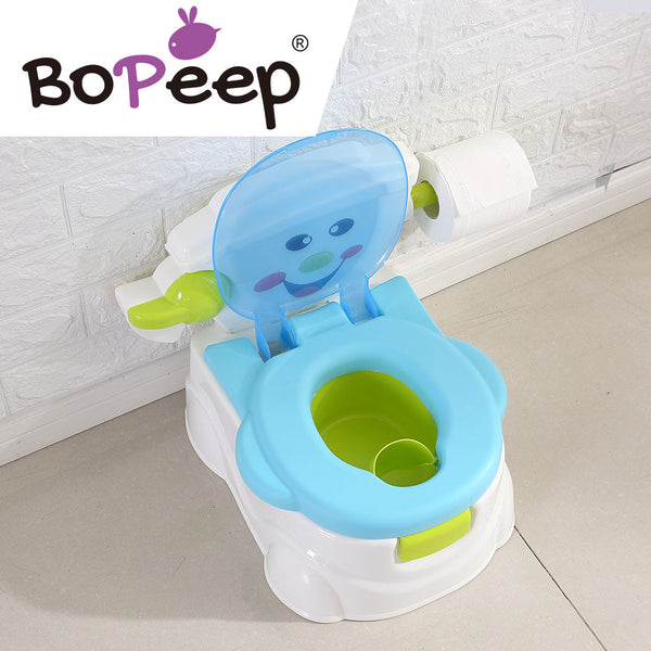 Bopeep Kids Potty Trainer Seat Safety Blue Toilet Seats