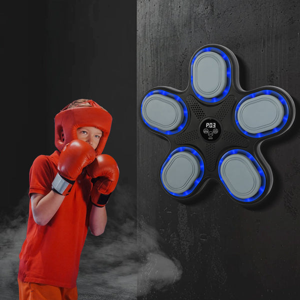 Centra Kids Music Boxing Machine With Gloves Strike Pads & Mitts