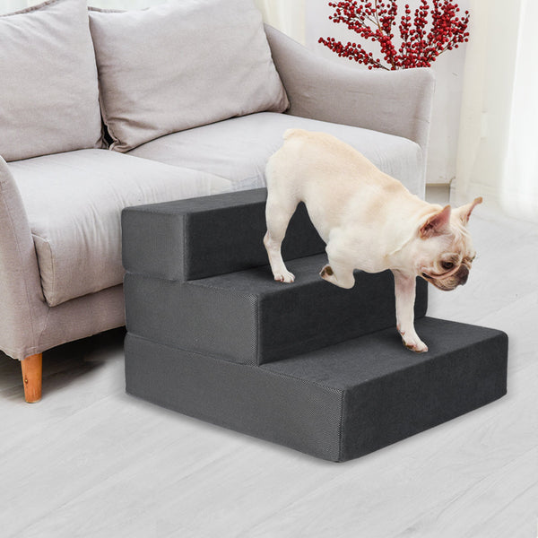 Pawz Multi Step Dog Ramp For High Surfaces Supports Up To 9Kg Durable And Convenient Pet Transport
