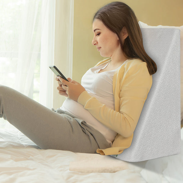 Dreamz Wedge Pillow Memory Foam White 30 Pillows