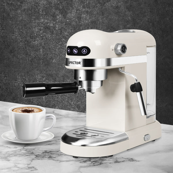 Spector Coffee Maker Machine Espresso Milk White Other Coffee Tea & Espresso Makers