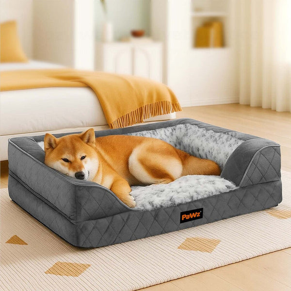 Pawz Orthopedic Memory Foam Pet Bed Dog Washable Mat Pet Beds