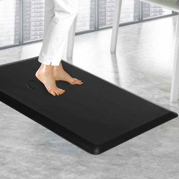 Marlow Anti Fatigue Mat Standing Desk 50X80cm Black Medium Comfort For Workspaces Standing Desks
