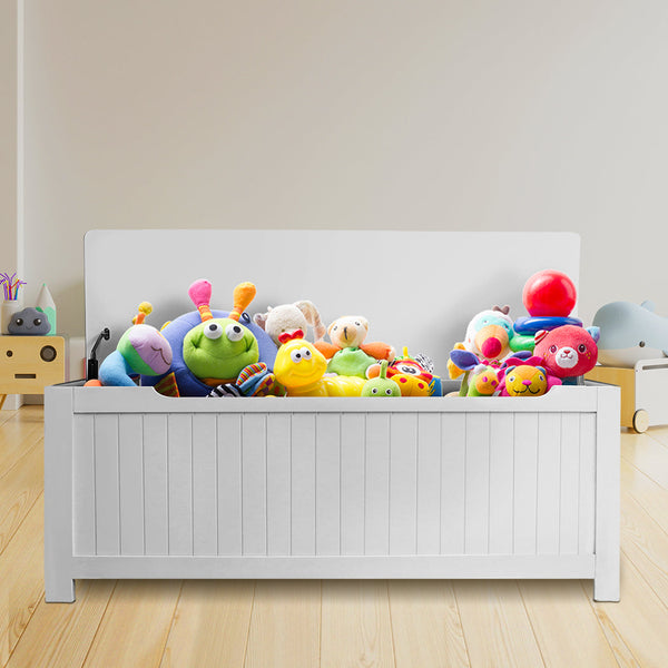 Kids Toy Box Storage Chest Cabinet Colorful Organizer For Playroom Bedroom Toy Boxes