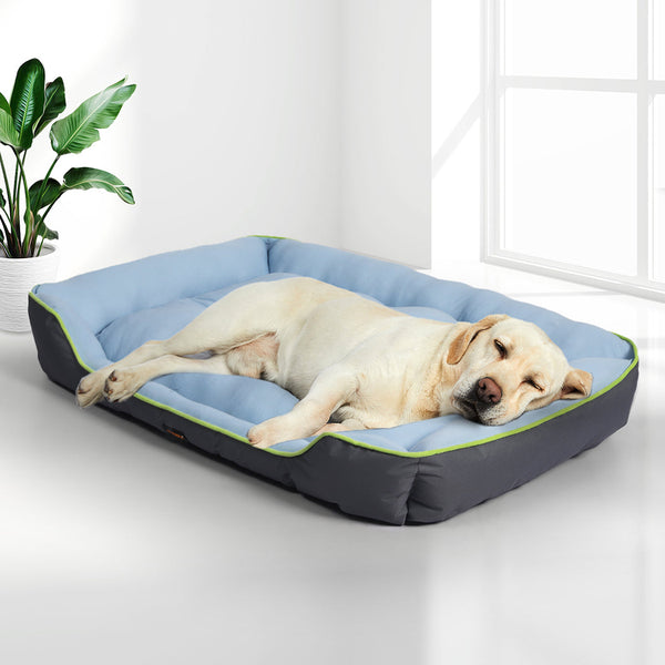 Pawz Pet Cooling Bed Sofa Mat Bolster Large Pet Beds