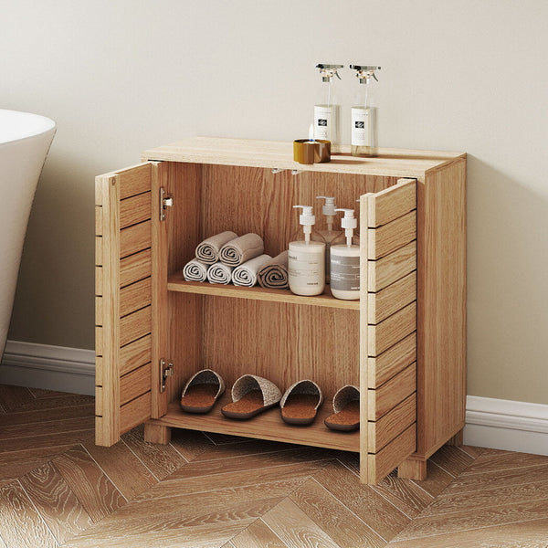 Levede Bathroom Storage Cabinet Floor Standing Cupboard 60Cm X 30Cm Bathroom Cabinets