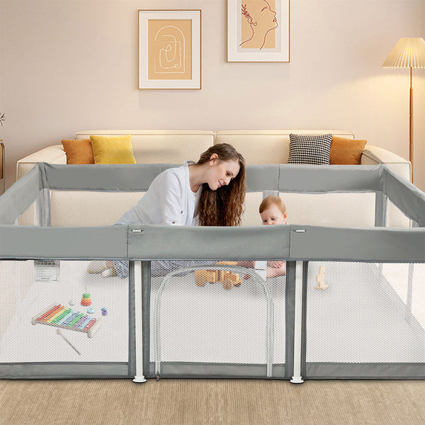 Bopeep Kids Playpen Foldable 120X180 Baby Playpens