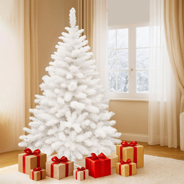 Santaco 2.1M 900 Tips White Christmas Tree Seasonal Decorations