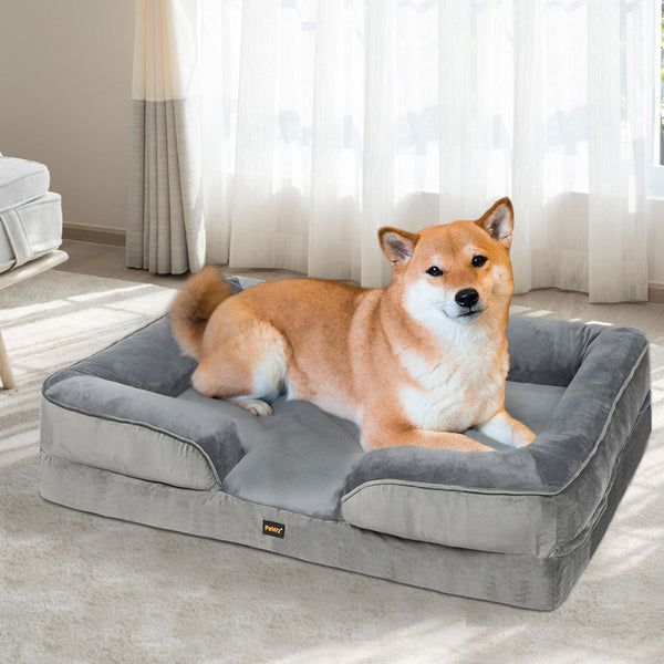 Pawz Memory Foam Pet Sofa Bed Cushion L Large Sofa Beds