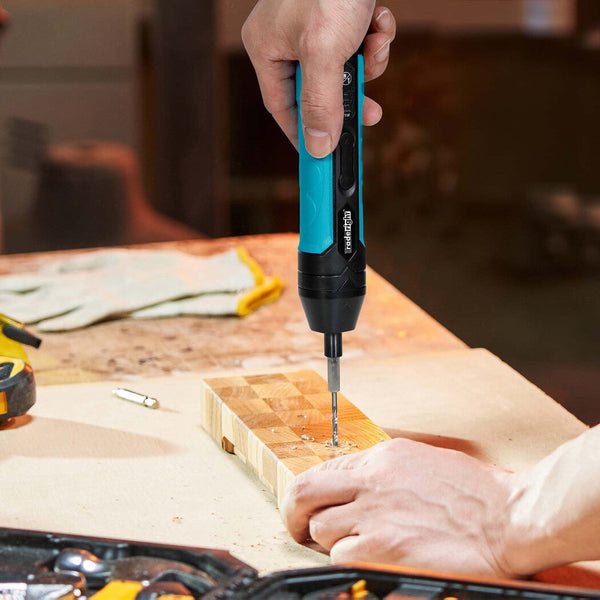 Traderight 4V 26Pcs Cordless Screwdriver 1500Mah 300Rpm Screw Guns & Screwdrivers