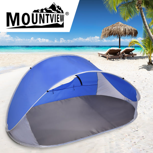Mountview Pop Up Tent Camping Beach Blue Pop Up Beach Tents