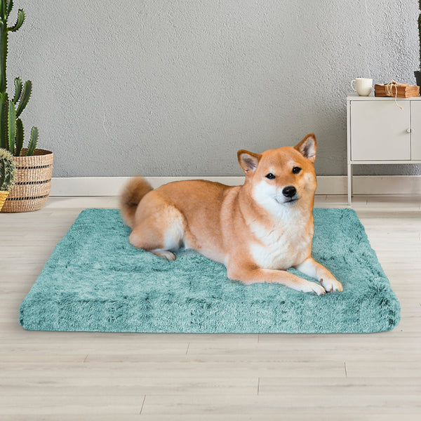 Pawz Dog Mat Pet Calming Bed Memory Green Medium Comfortable And Supportive Rest For Sized Dogs Pet Beds