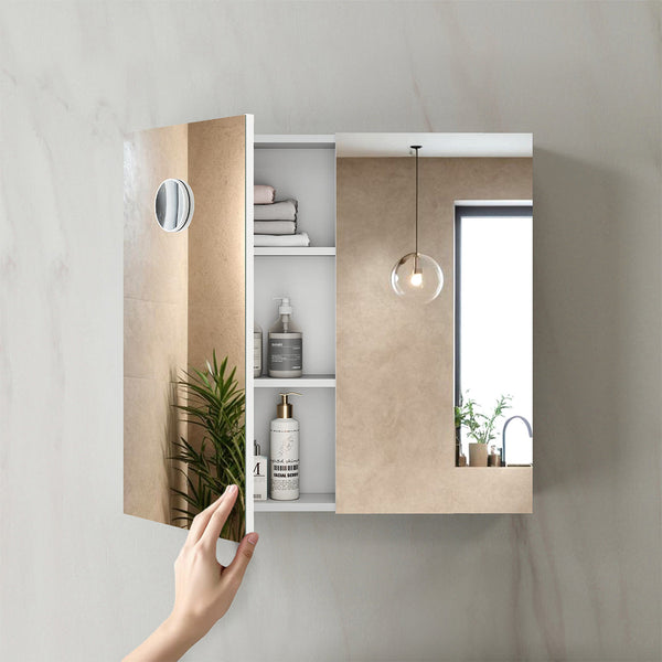 Levede Bathroom Mirror Cabinet 75Cm Mirrors