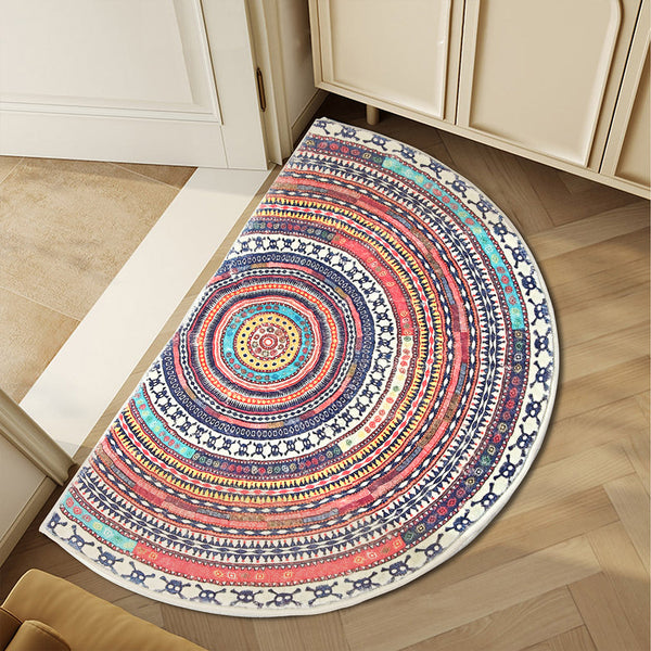 Marlow Door Mat Half Moon Semi Circle Rug 60X90 Rugs
