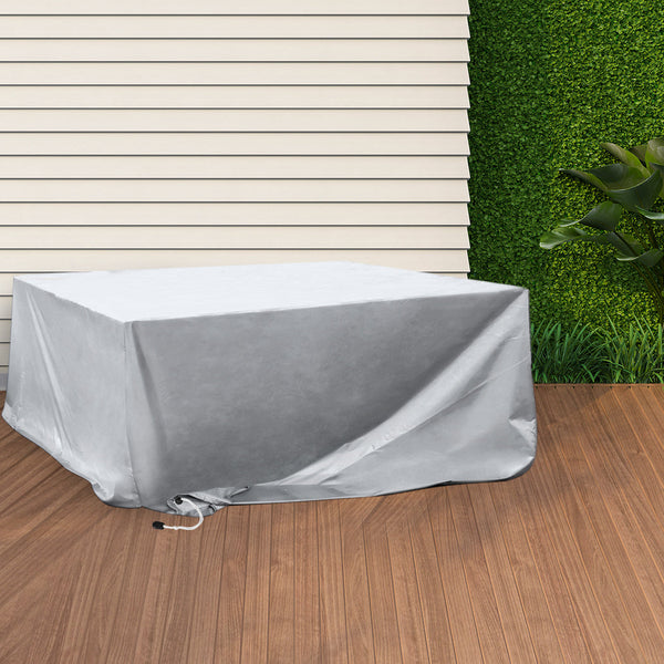 Marlow Outdoor Furniture Cover Waterproof Silver 20Cm Extension Outdoor Furniture Covers