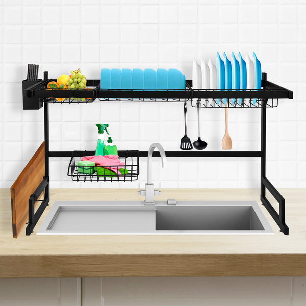 Toque Dish Drying Rack Over Sink Steel 85 Cm Kitchen Sinks