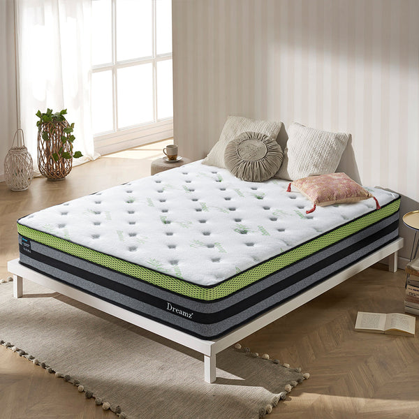 Dreamz Queen Cooling Mattress Pocket Mattresses