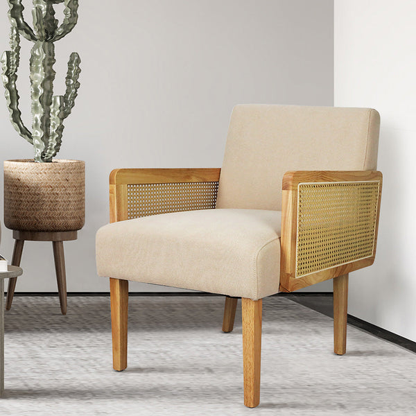 Levede Rattan Lounge Armchair Loungers