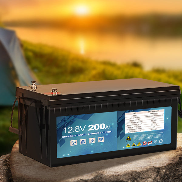 Galvan 12V Lithium Iron Lifepo4 Deep Cycle Rechargeable Battery Single Use Batteries