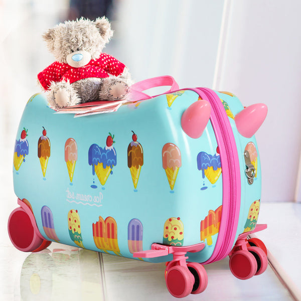 Bopeep Kids Ride On Suitcase Children Ice Cream Suitcases