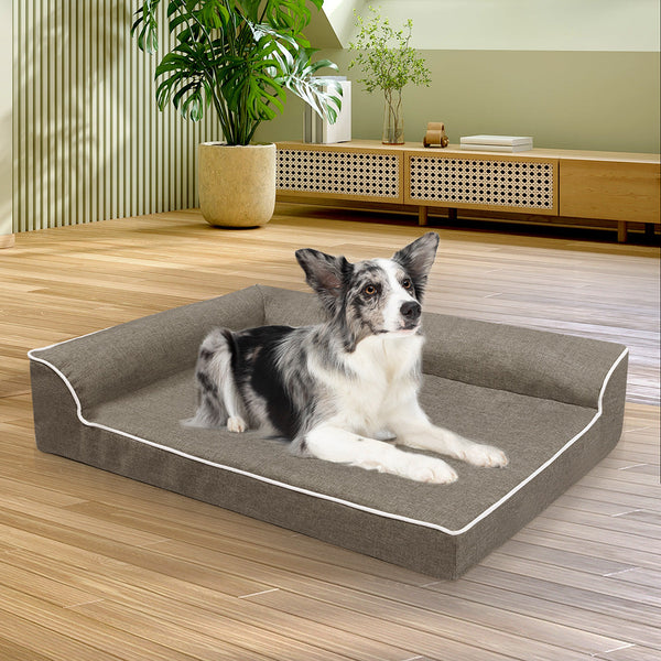 Pawz Orthopedic Dog Bed Xl Coffee Cozy Supportive Comfort For Medium To Large Dogs Pet Beds
