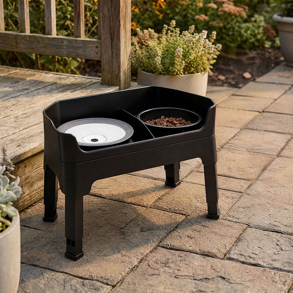 Pawz Raised Set With Slow Feeder & Lick Mat Dog Bowls