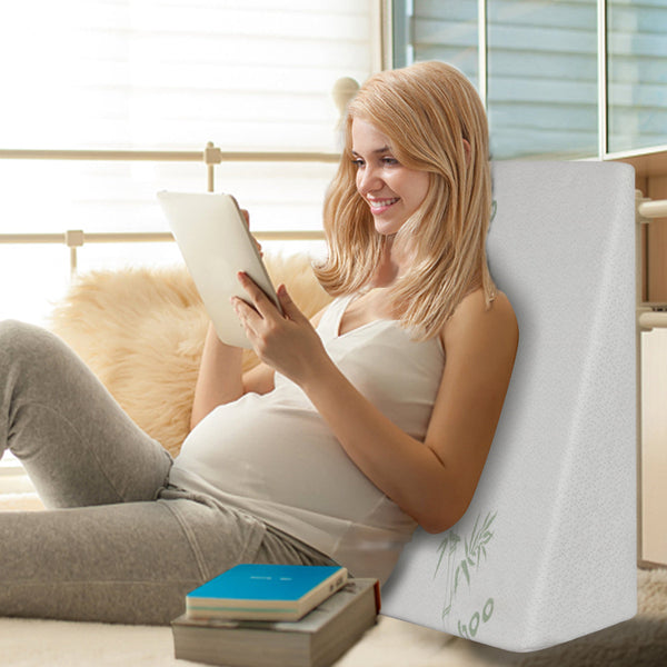 Dreamz Wedge Pillow Memory Foam White 19 Pillows