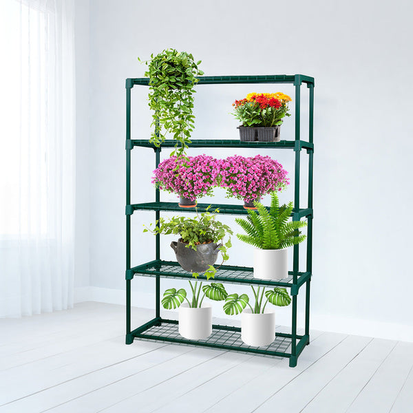 Levede Sturdy 5 Tier Plant Shelf For Garden Outdoor Indoor Space Storage Display Plant Stands