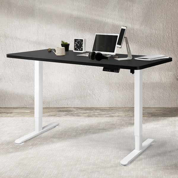Levede Motorised Standing Desk Height 120Cm Black 800X 1.5Mm Standing Desks