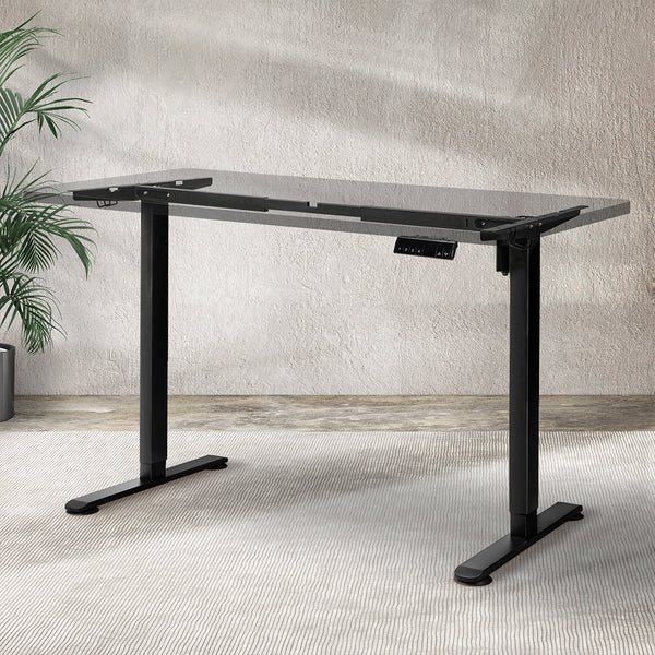 Levede Motorised Standing Desk Frame Black Single Standing Desks