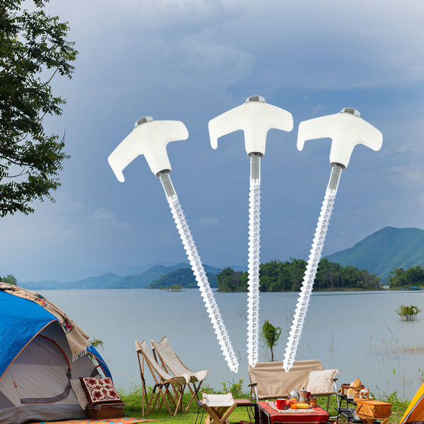 Mountview Heavy Duty Steel Tent Pegs 15X Set Durable Ground Stakes For Outdoor Camping Tent & Canopy Accessories