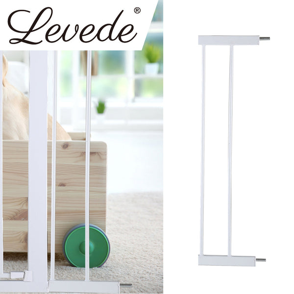 Levede Little One Safety Gate Adjustable Pet White 10Cm Extension Safety Gates