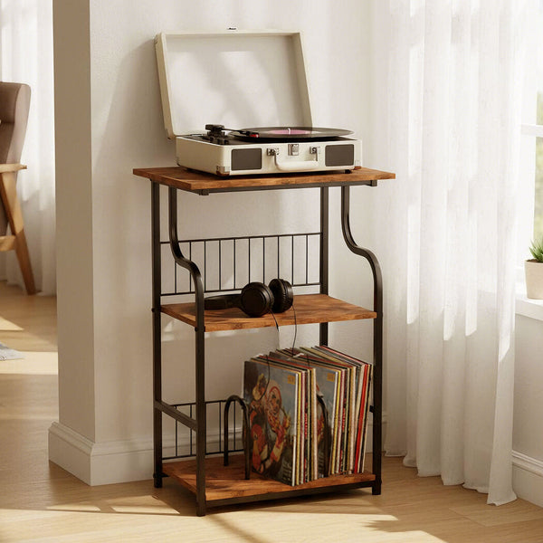 Levede Side Table 3 Tier Storage Shelf Modern Side Tables