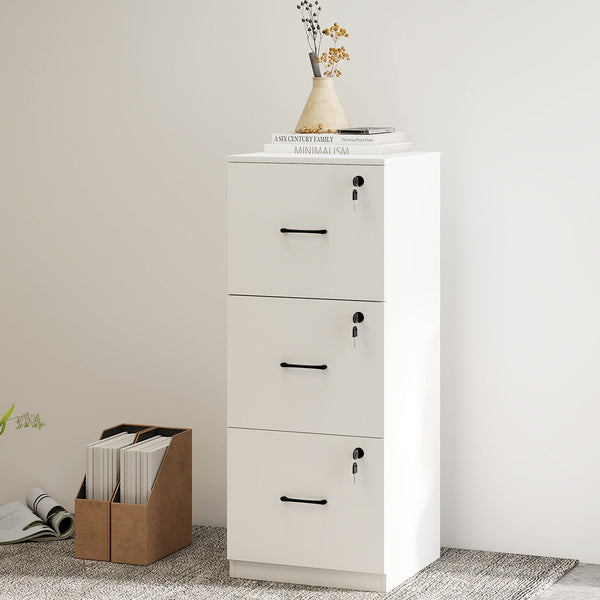 Levede File Cabinet 3 Drawers Filing Storage Filing Cabinets